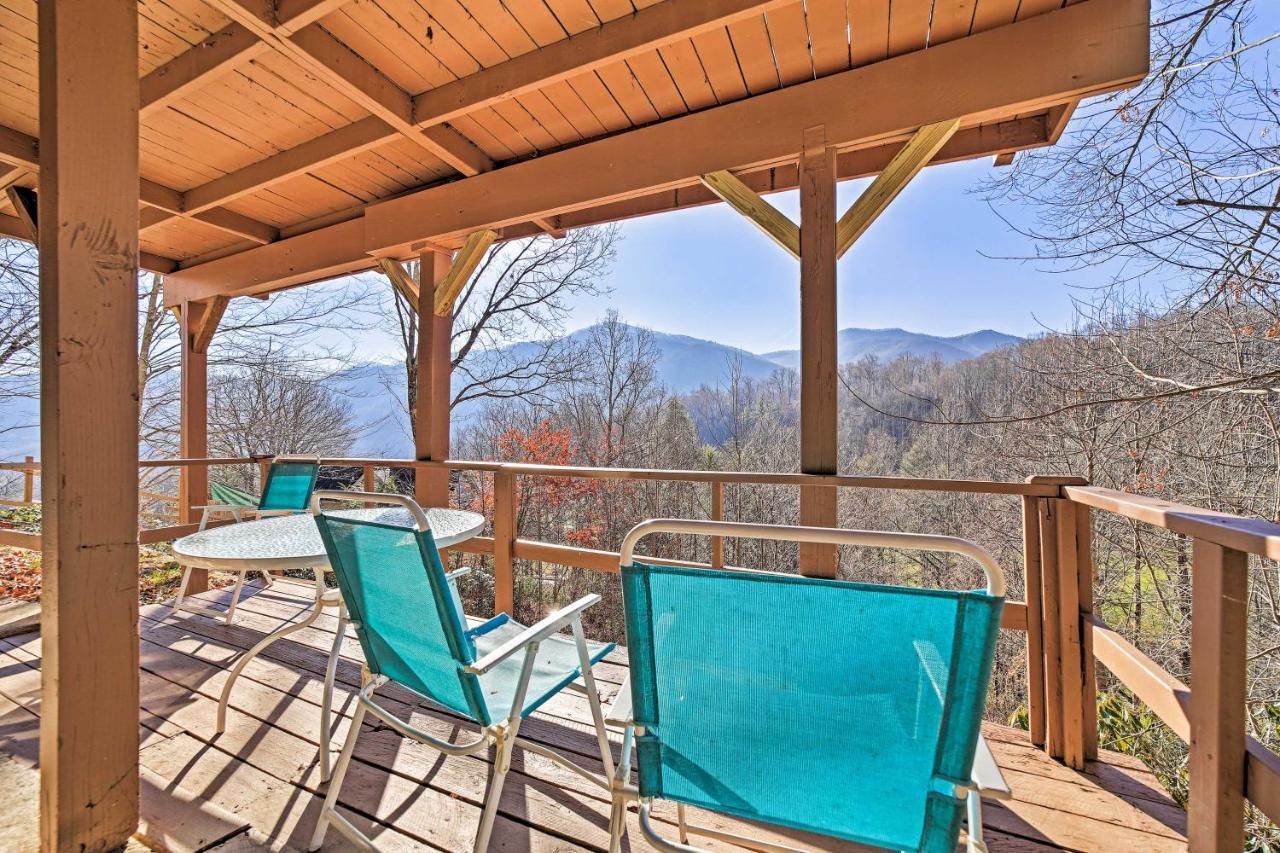 Mountain-View Maggie Valley House With Spacious Deck Exteriör bild