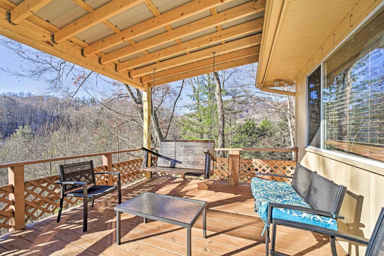 Mountain-View Maggie Valley House With Spacious Deck Exteriör bild